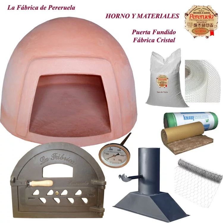 HORNO DE PERERUELA Y MATERIALES DE MONTAJE