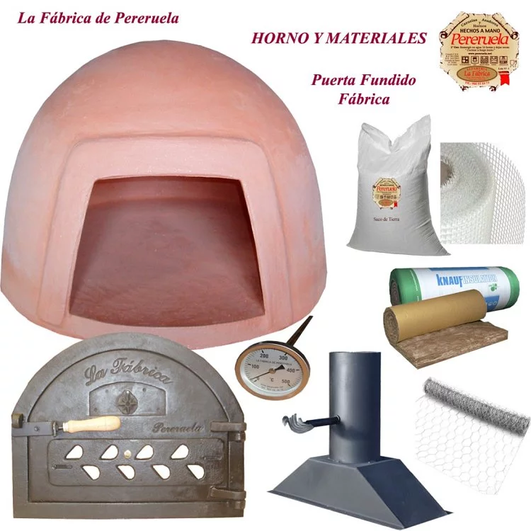 HORNO DE PERERUELA Y MATERIALES DE MONTAJE