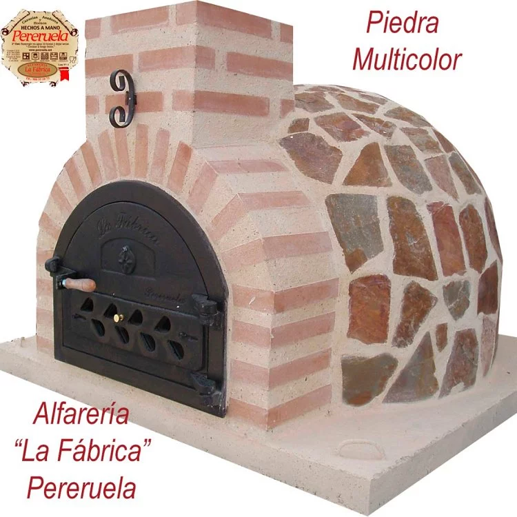 HORNO MONTADO PIEDRA MULTICOLOR