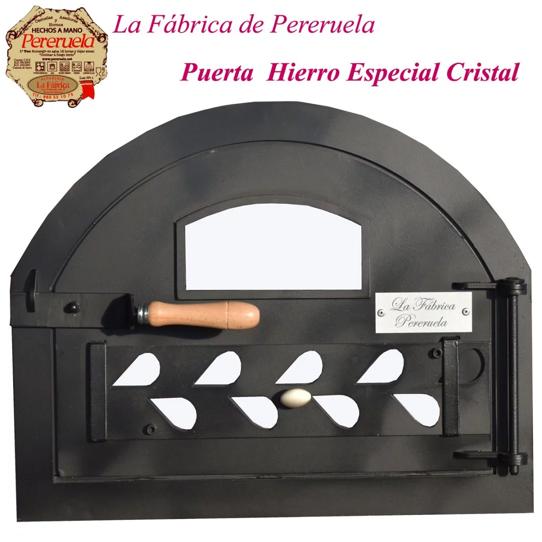 Puerta Hierro Especial Cristal