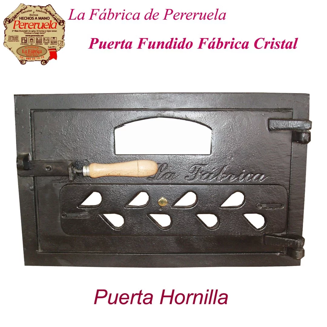 Puerta Hornilla Fundido Fabrica Cristal