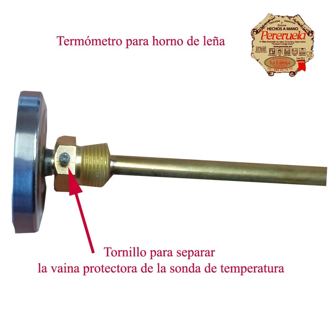 TERMÓMETRO PARA HORNO DE LEÑA